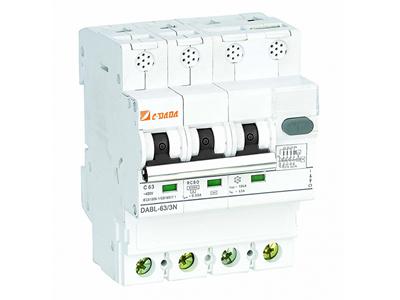 قاطع دائرة RCBO DABL-63 3P+N/4P