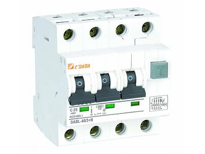 قاطع دائرة RCBO DABL-40 3P+N/4P النوع الكهرومغناطيسي 