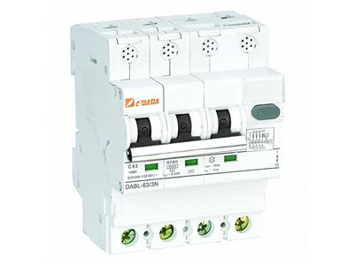 قاطع دائرة RCBO DABL-40 3P+N/4P النوع الكهرومغناطيسي