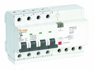 قواطع التسرب الأرضى ELCB DAB6LE-63 4P 